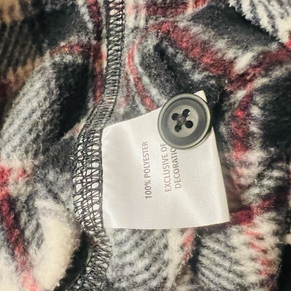 Depart West Flannel Shirt XXL Button-Down Black Cream Heavy Soft (A0130) - Picture 7 of 7